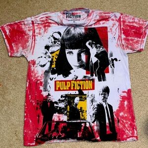 Pulp Fiction Goodie Two Sleeves Tye Die Tee (medium)